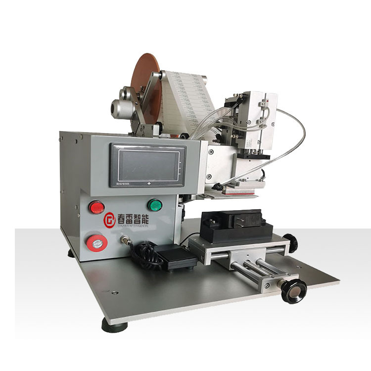 Yarı avtomatik Scratch Flat Labeling Machine